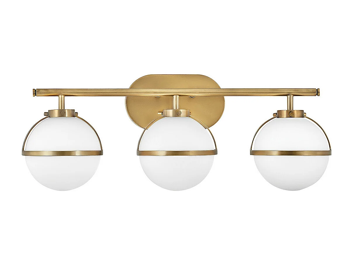 Elstead Hinkley Hollis Lampada da parete per bagno Heritage Ottone, IP44