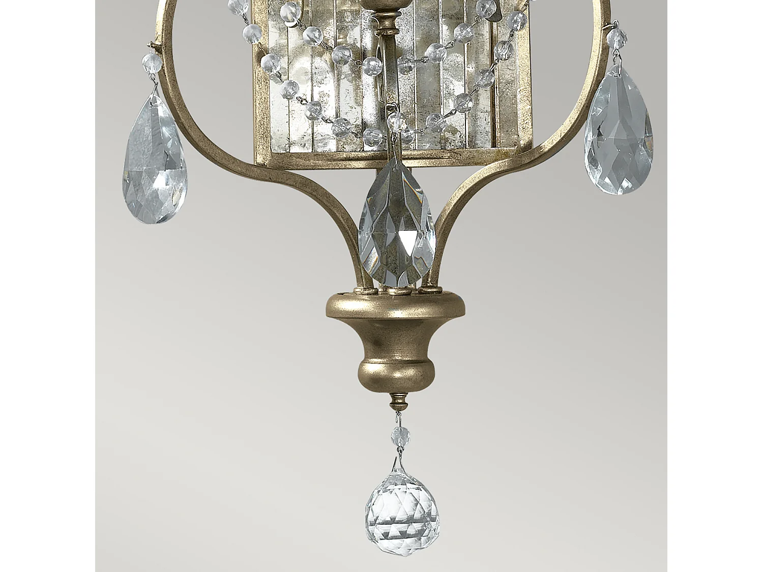 Elstead Gianna - 3 licht Indoor Candle Wandleuchte Silber, E14