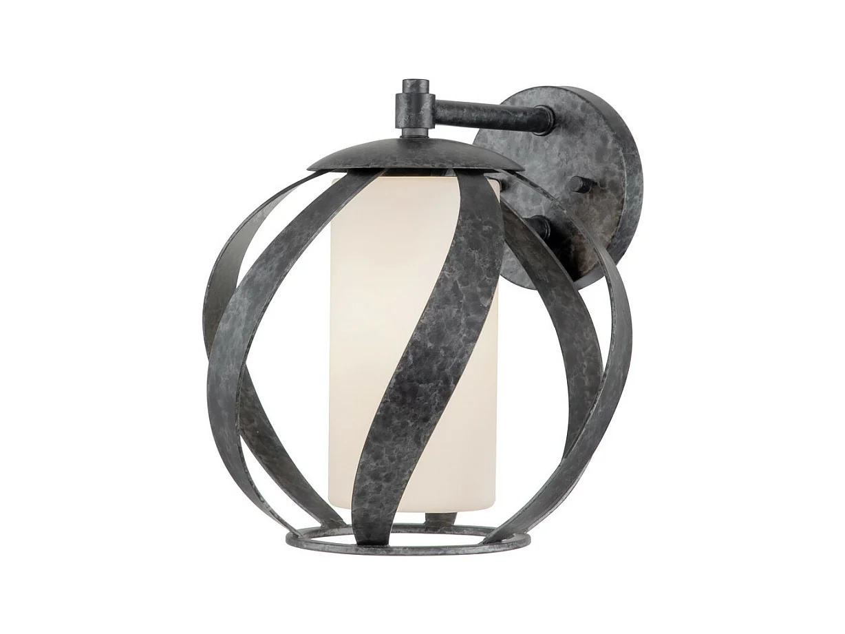 Elstead Quoizel Blacksmith Wandleuchte Altschwarz, IP44
