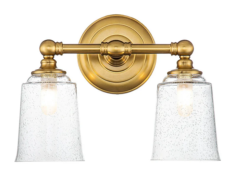 Elstead Feiss Hugeunot Wandleuchte Messing brüniert, IP44