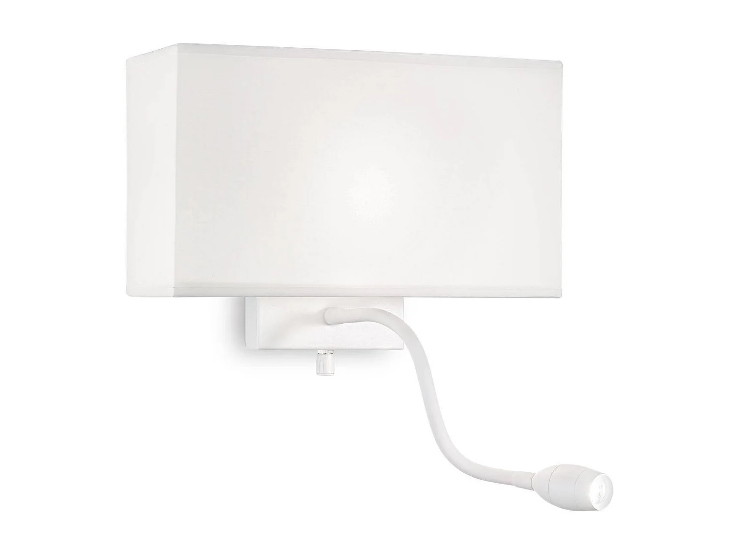 Ideal Lux Hotel Applique Murale LED 2 Lumière Blanc