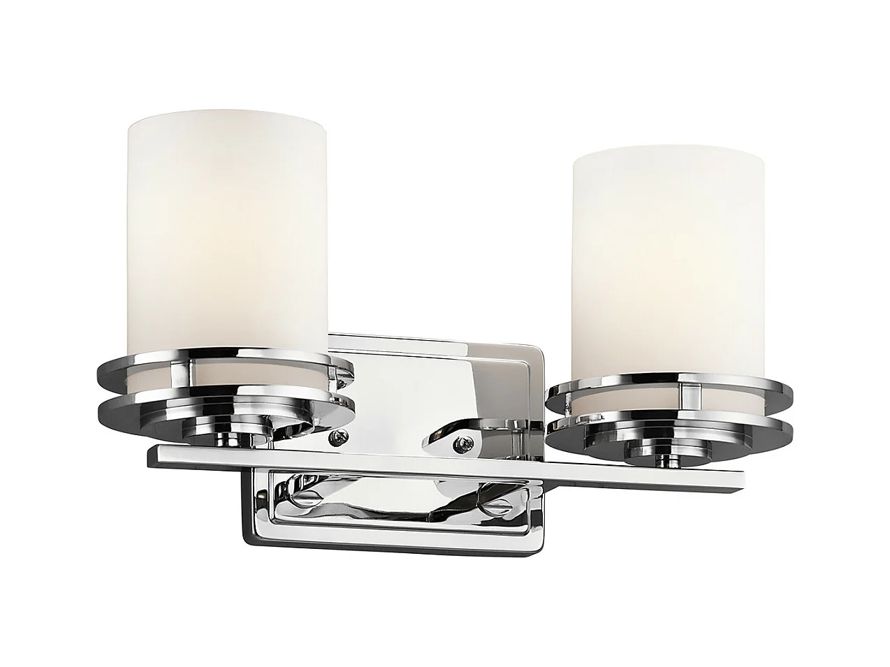 Elstead Hendrik - Applique per bagno a 2 luci Cromo lucido IP44, G9