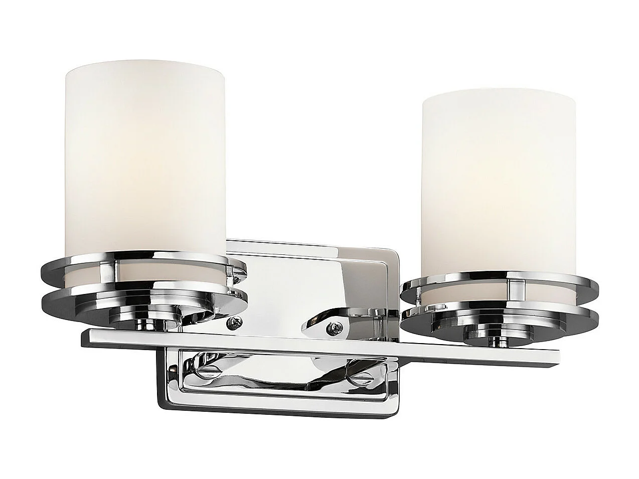 Elstead Hendrik 2 ljus badrumsvägglampa polerad krom IP44, G9