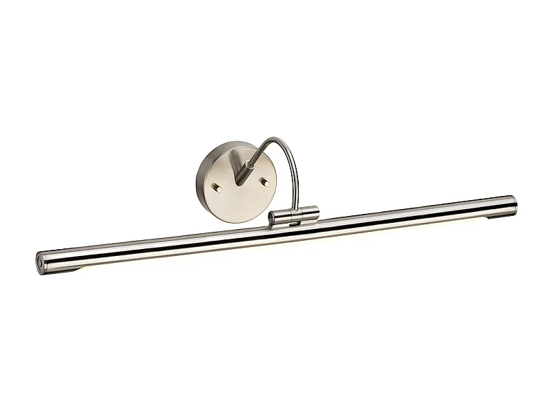 Elstead Alton LED 1 Ljus Stor Bild Vägglampa Borstad Nickel