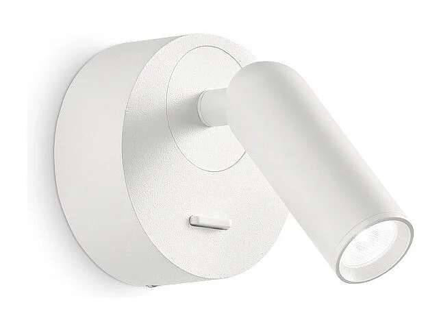 Luz de lectura redonda decorativa LED blanca, 3000K 3.5W