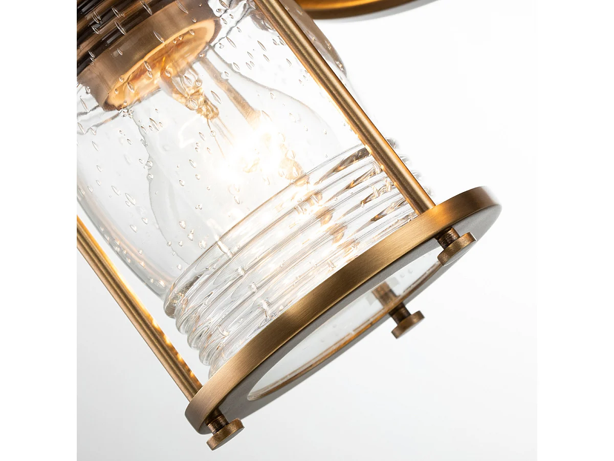 Elstead Kichler Ashland Lampada da parete in ottone naturale, IP44