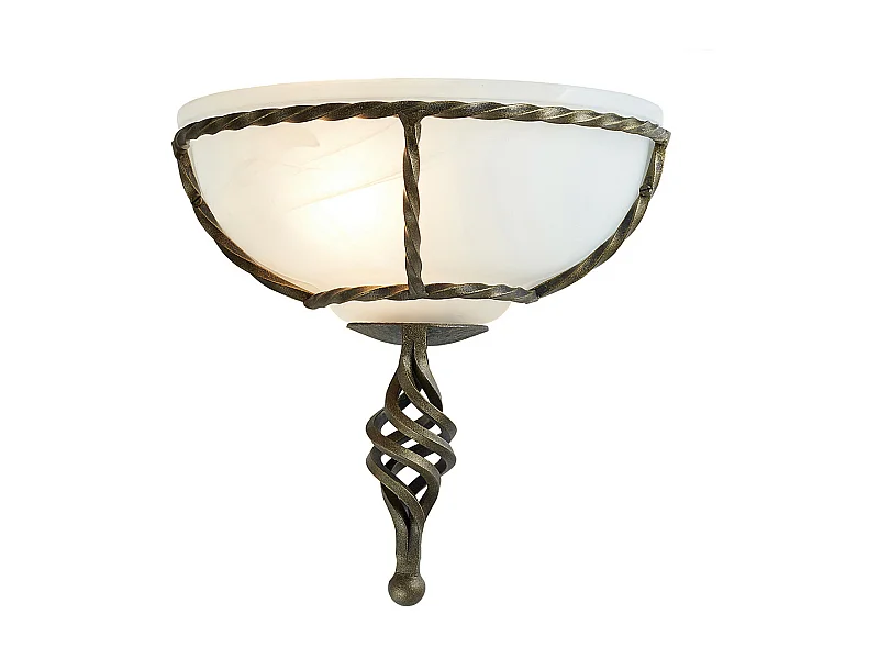 Elstead Pembroke - 1 Luce per interni da parete Uplighters Nero, Oro, E27