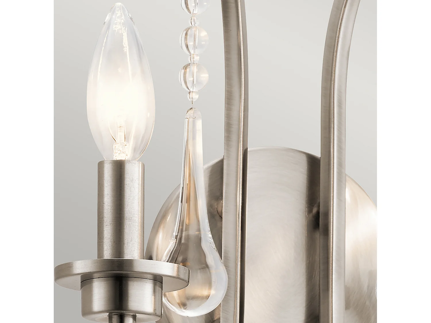 Karlee Kichler 2 licht Wandleuchte Classic Zinn