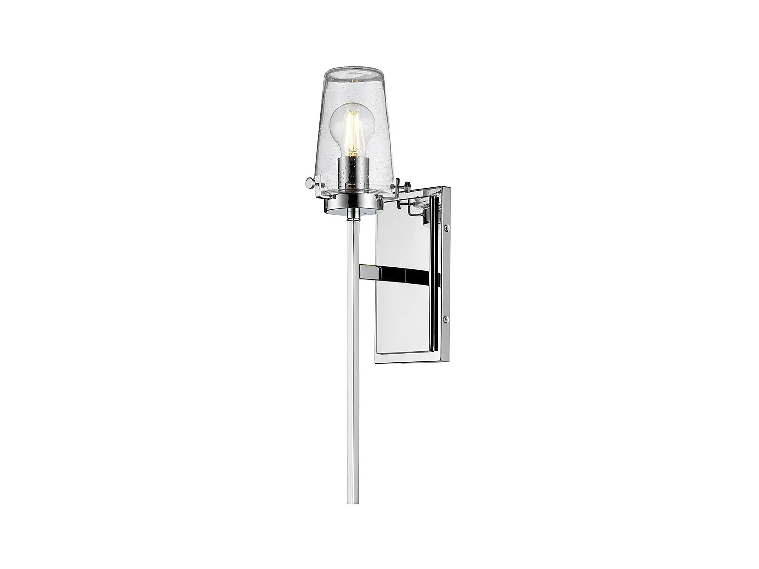 Elstead Alton 1 Licht Wandleuchte, Chrom, IP44, E27