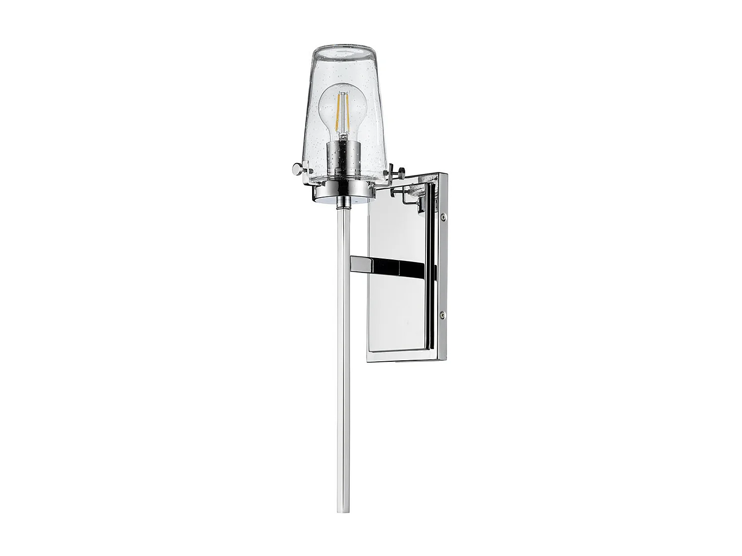 Elstead Alton 1 Licht Wandleuchte, Chrom, IP44, E27