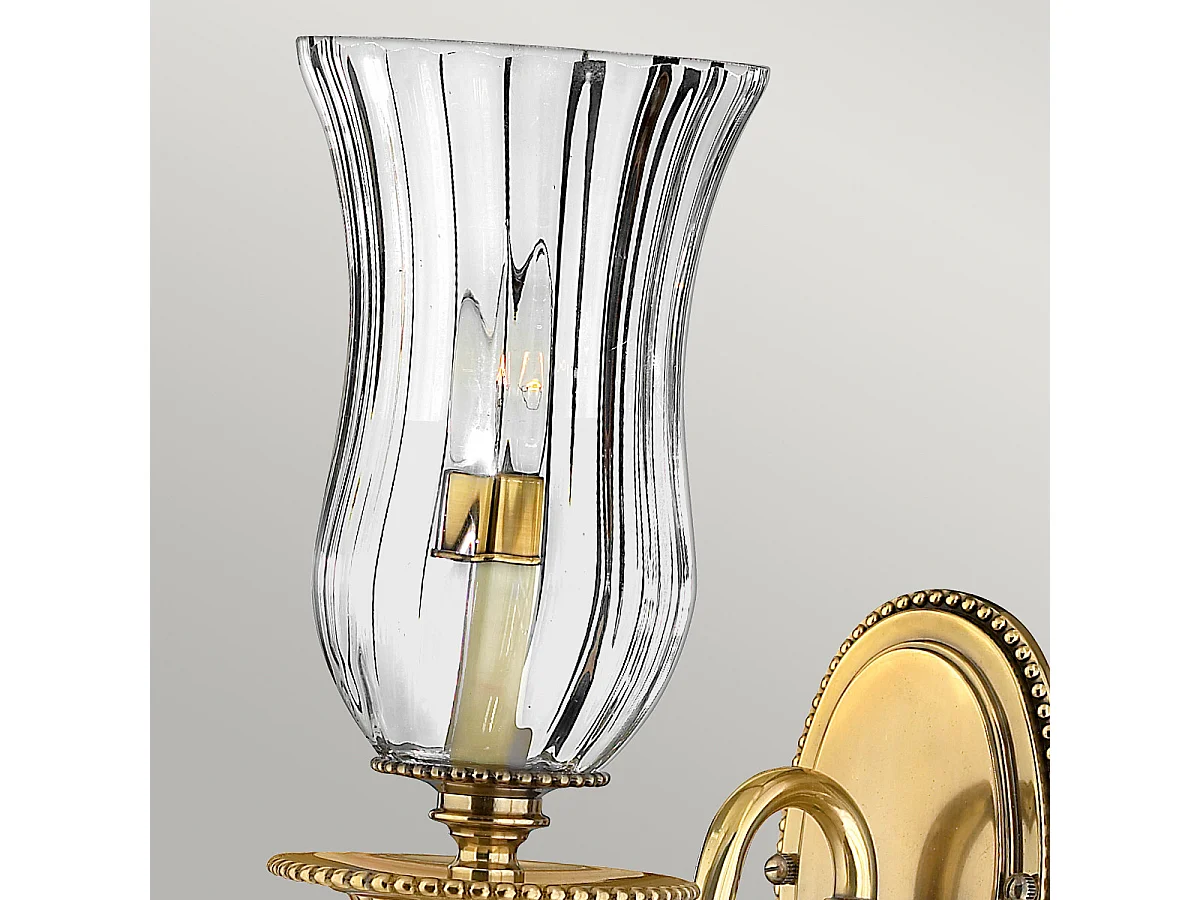 Elstead Cambridge - Applique 1 Luce da Interno Candela Ottone Brunito, attacco E14