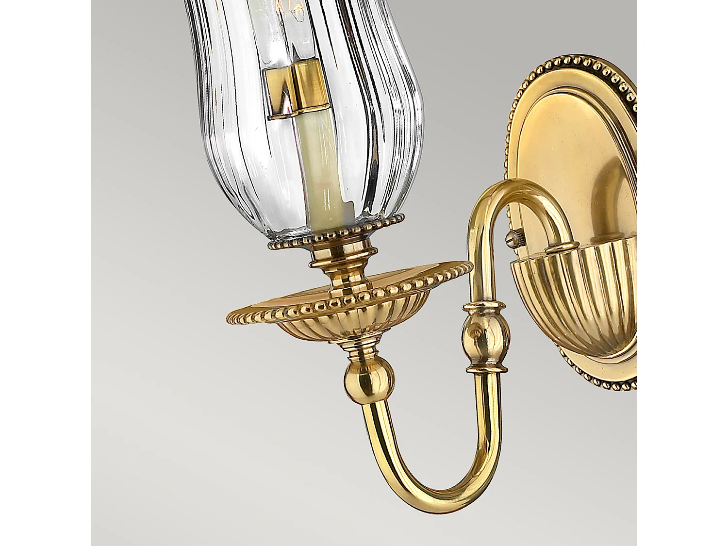 Elstead Cambridge - Applique 1 Luce da Interno Candela Ottone Brunito, attacco E14