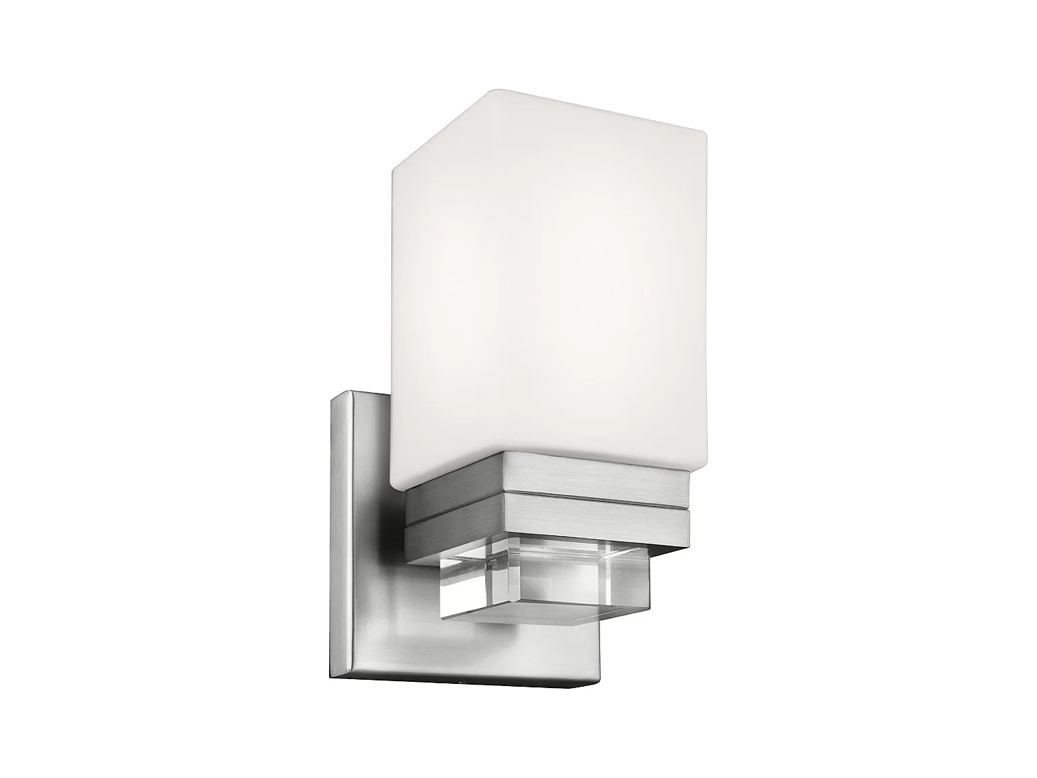 Elstead Maddison - Applique da interno a 1 luce Nichel satinato IP44, G9