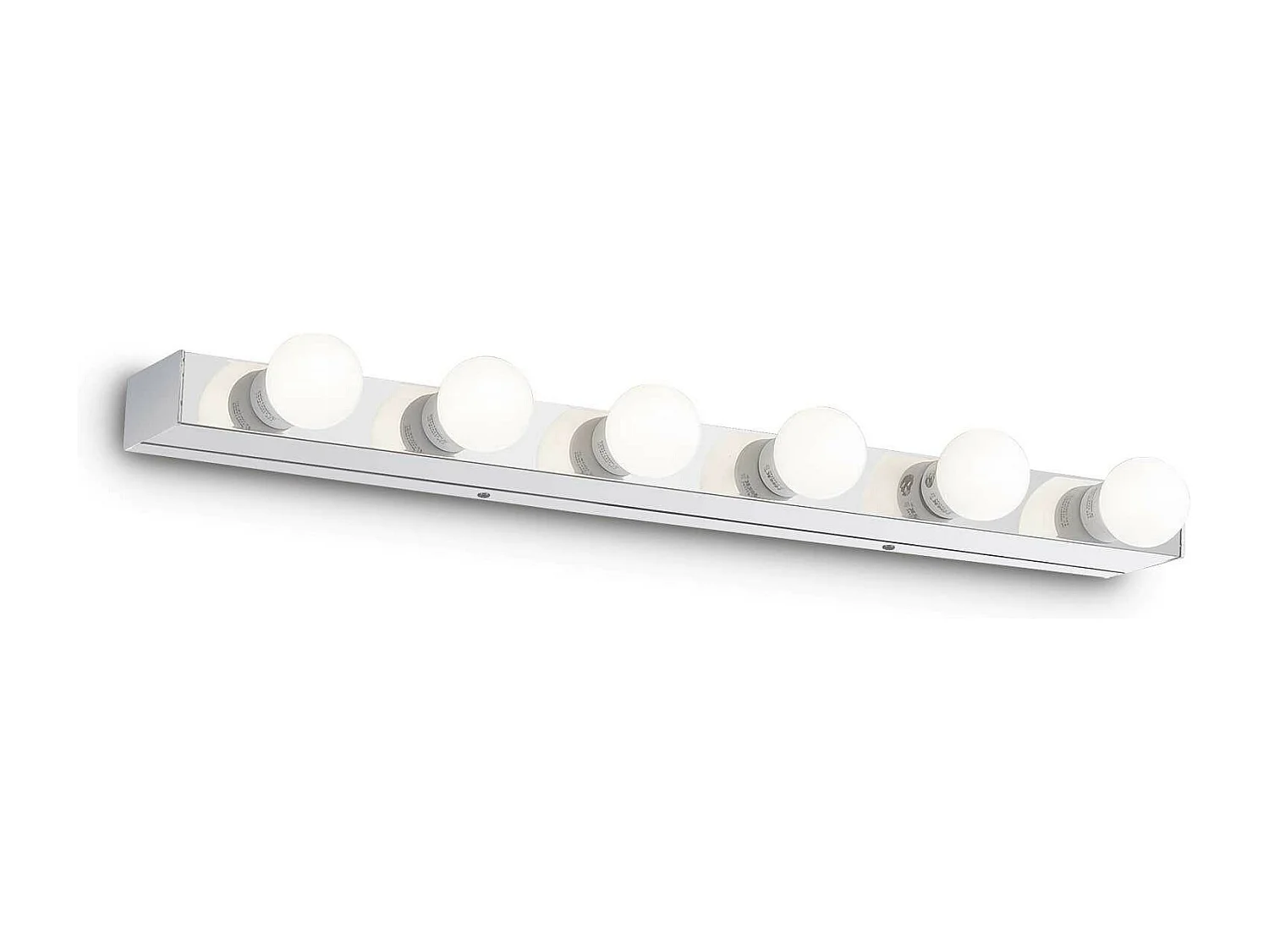 Ideal Lux Prive' - 6 licht Indoor Medium Over Mirror Wandleuchte Chrom, E14