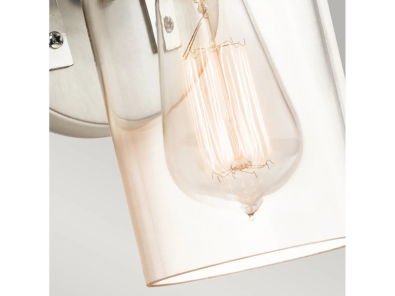 Elstead Brinley Applique murale à 1 ampoule, nickel brossé, E27