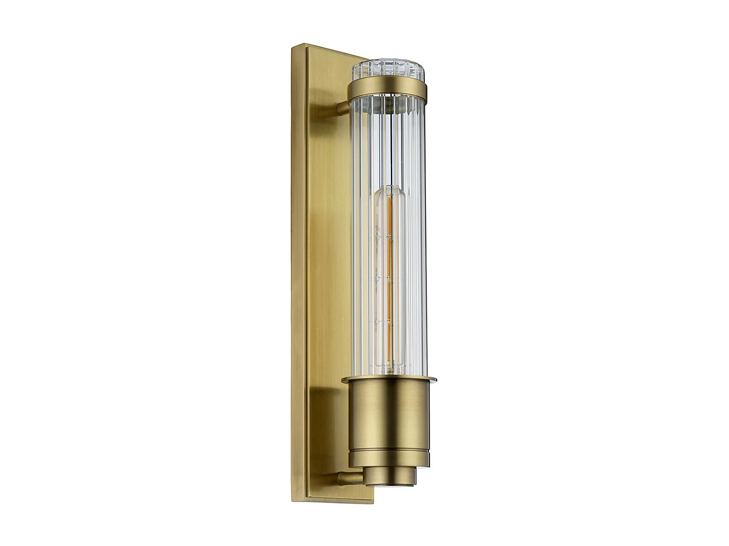 Wellington Applique 1 Luce Ottone Anticato IP44