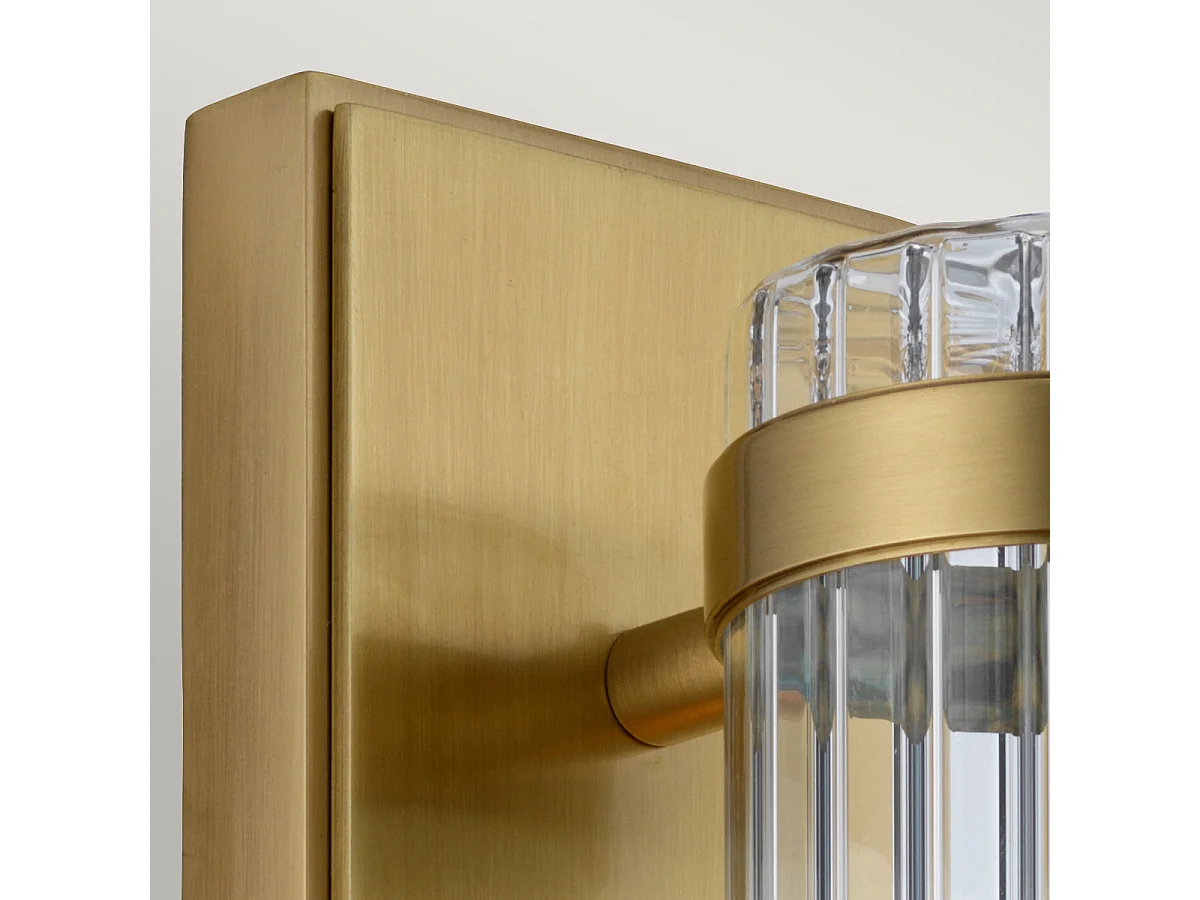 Wellington Applique 1 Luce Ottone Anticato IP44