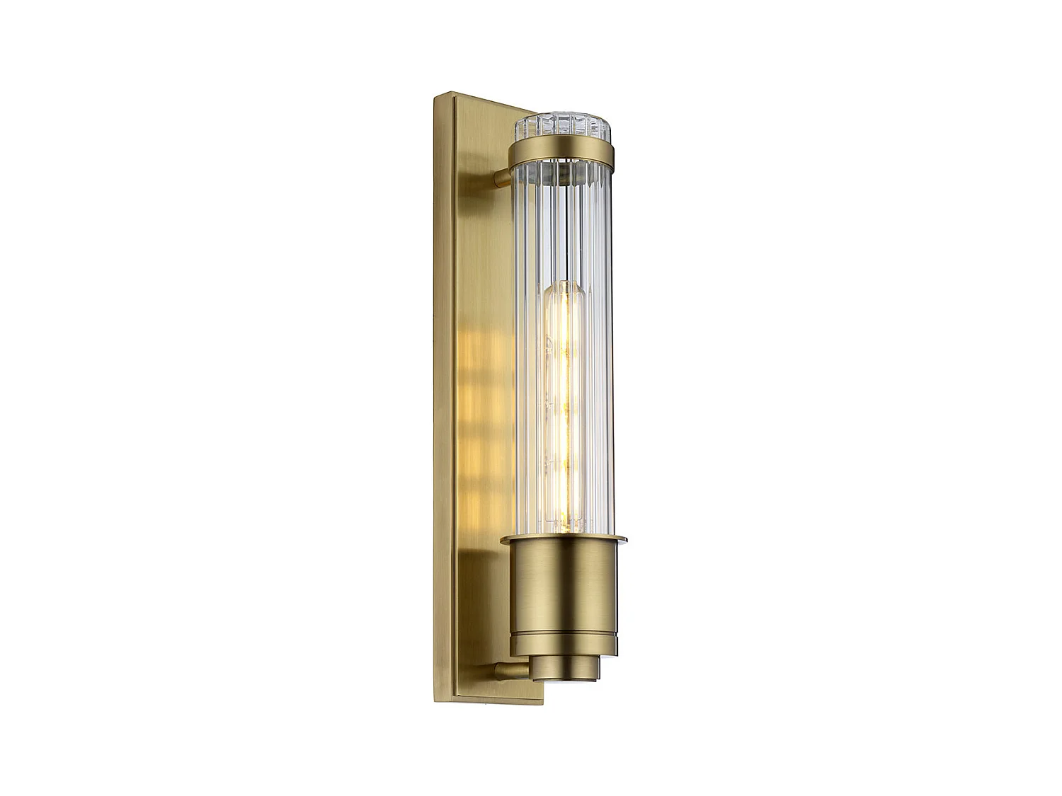 Wellington Applique 1 Luce Ottone Anticato IP44