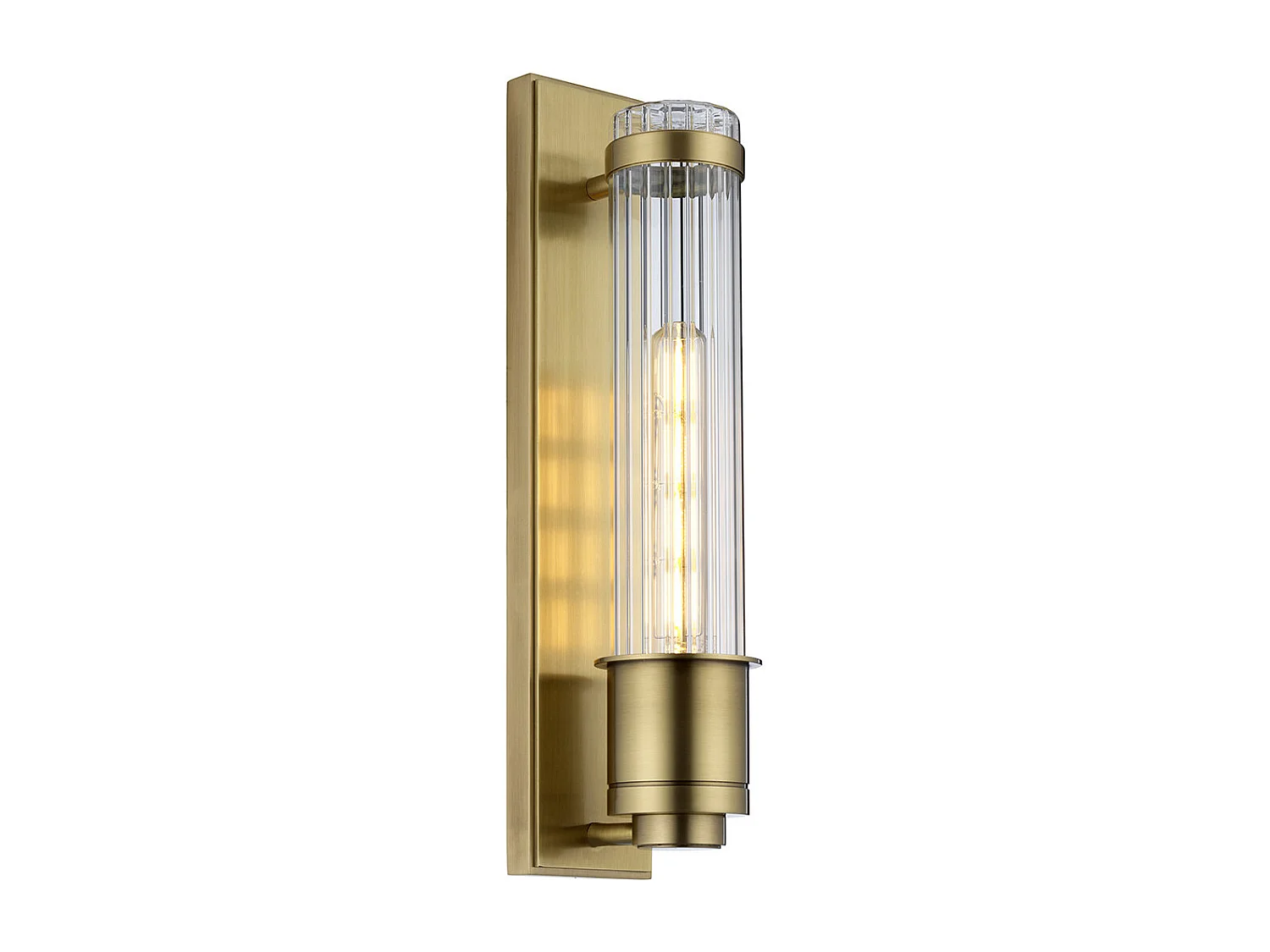 Wellington Applique 1 Luce Ottone Anticato IP44