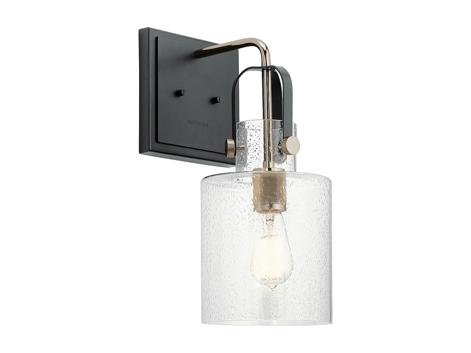 Elstead Kichler Kitner Kupol vägglampa polerad nickel