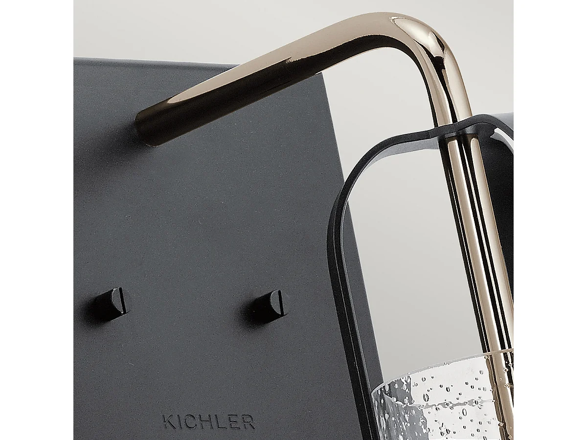 Elstead Kichler Kitner Kupol vägglampa polerad nickel