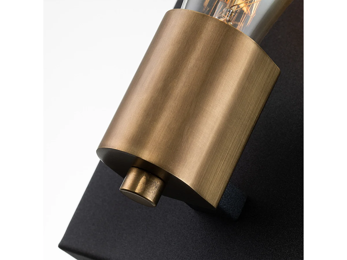 Elstead Hinkley Silas Applique Zinc Vieilli & Laiton Héritage