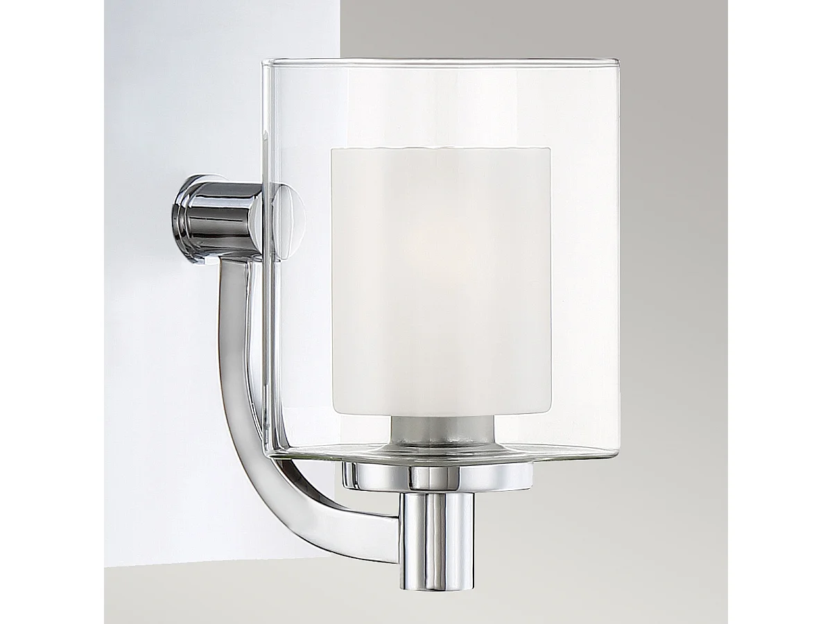 Elstead Quoizel Kolt Wandleuchte Chrom poliert, IP44