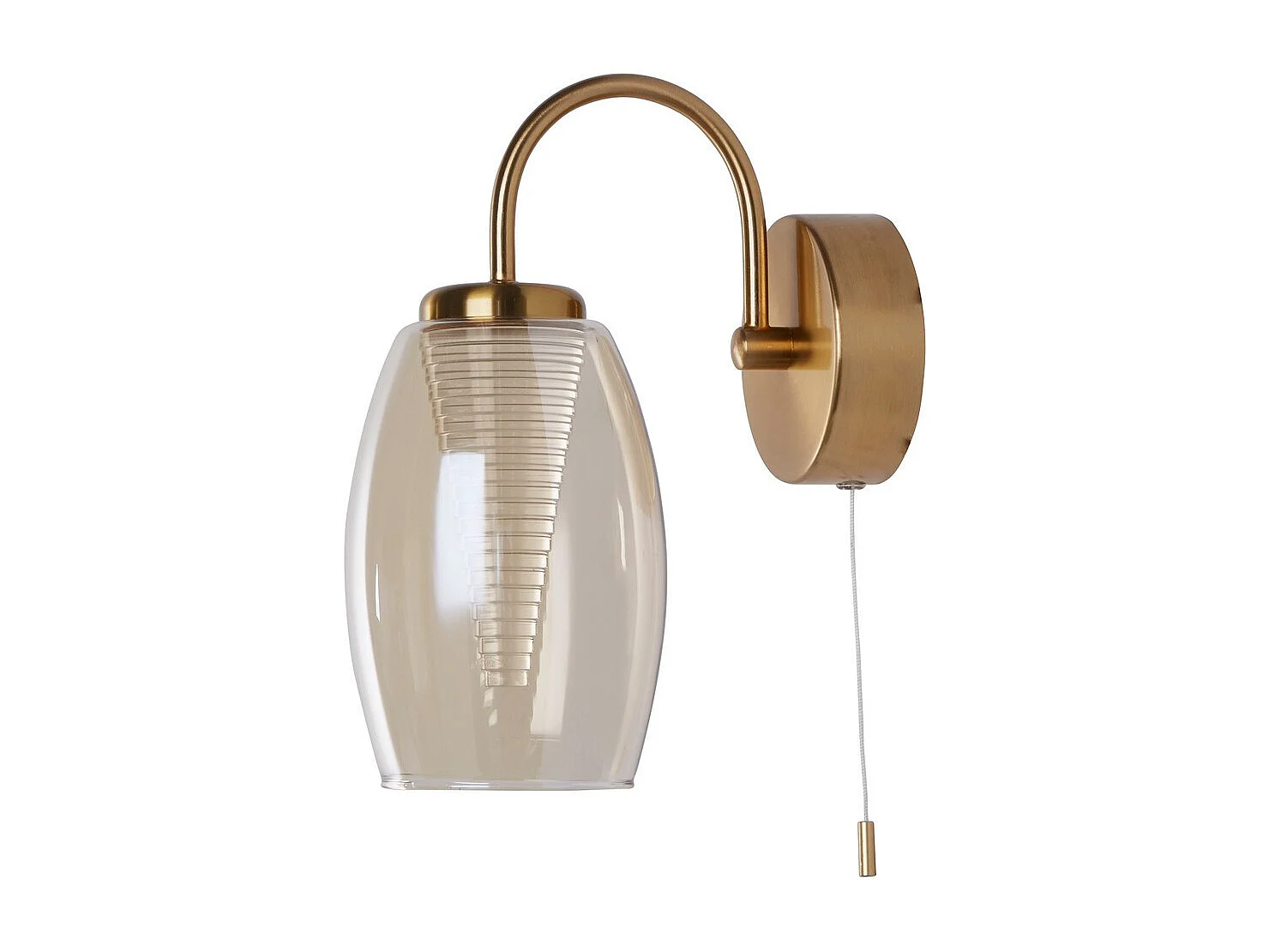 Searchlight Cyclone Lampada da parete in bronzo, bicchiere di champagne