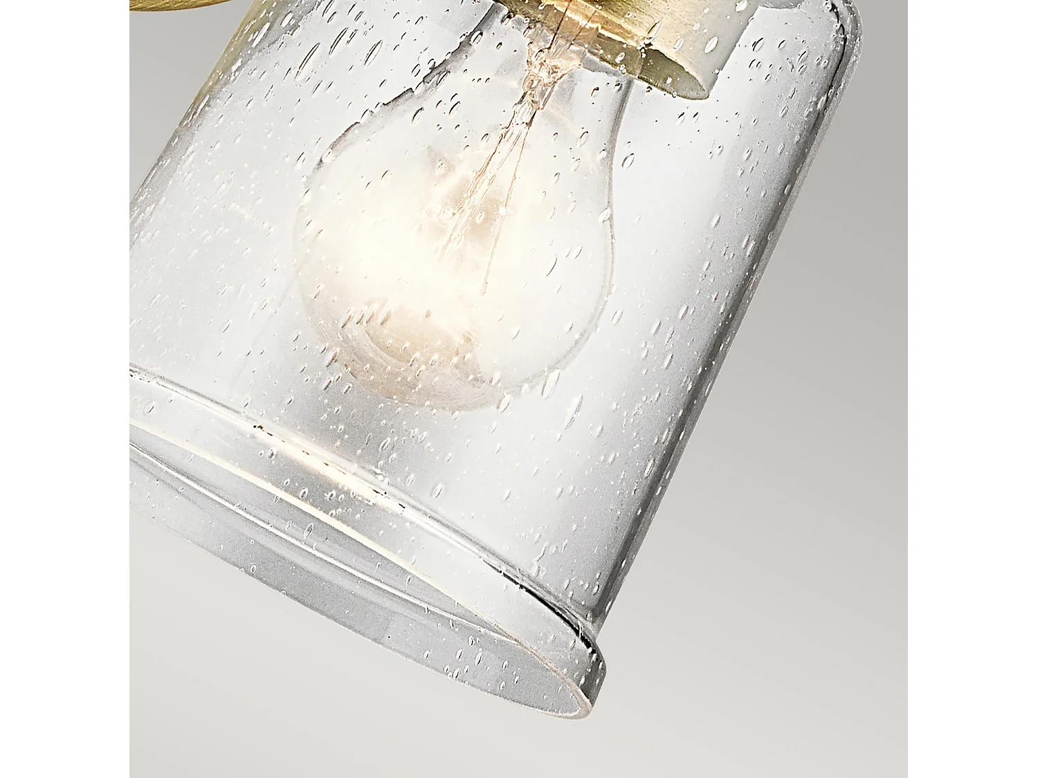 Lampada da parete a 1 luce Elstead Waverly, ottone naturale, attacco E27