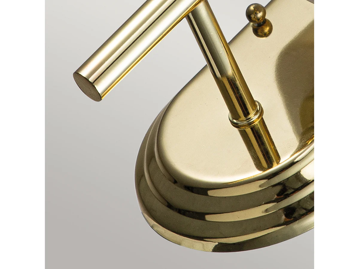 Elstead Feiss Malibu Lampada da parete in ottone lucido, IP44