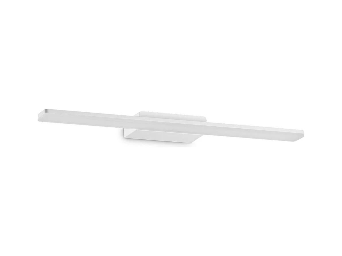 Ideal Lux MAKE-UP 60 cm integrierte LED-Wandleuchte Weiß, 3000 K, IP54, nicht dimmbar