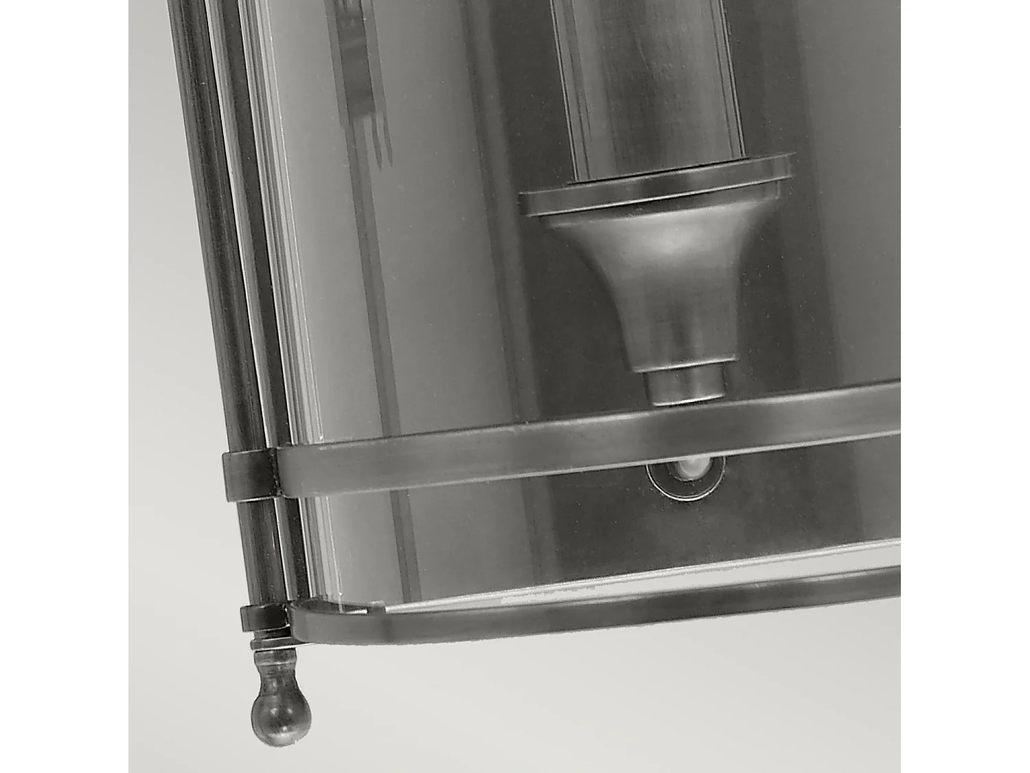 Elstead Guildhall - 1 licht Indoor Candle Wandleuchte Nickel poliert, E14