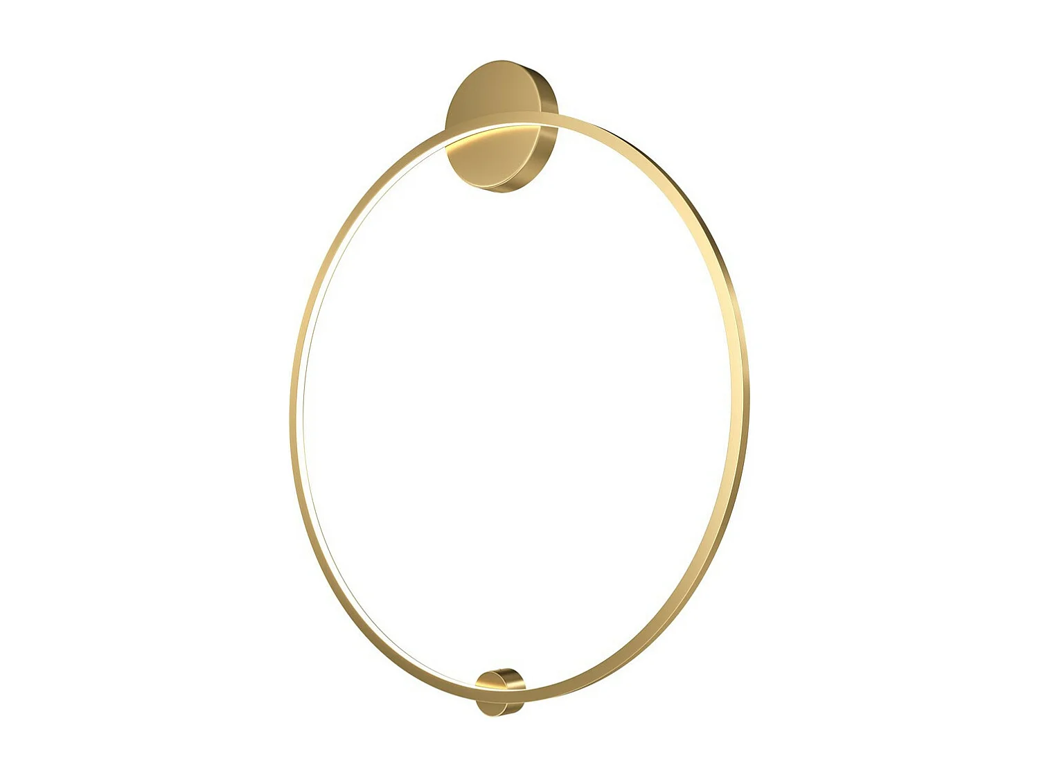 Maytoni Halo Moderne integrierte LED-Wandleuchte Messing, 80cm 4000K