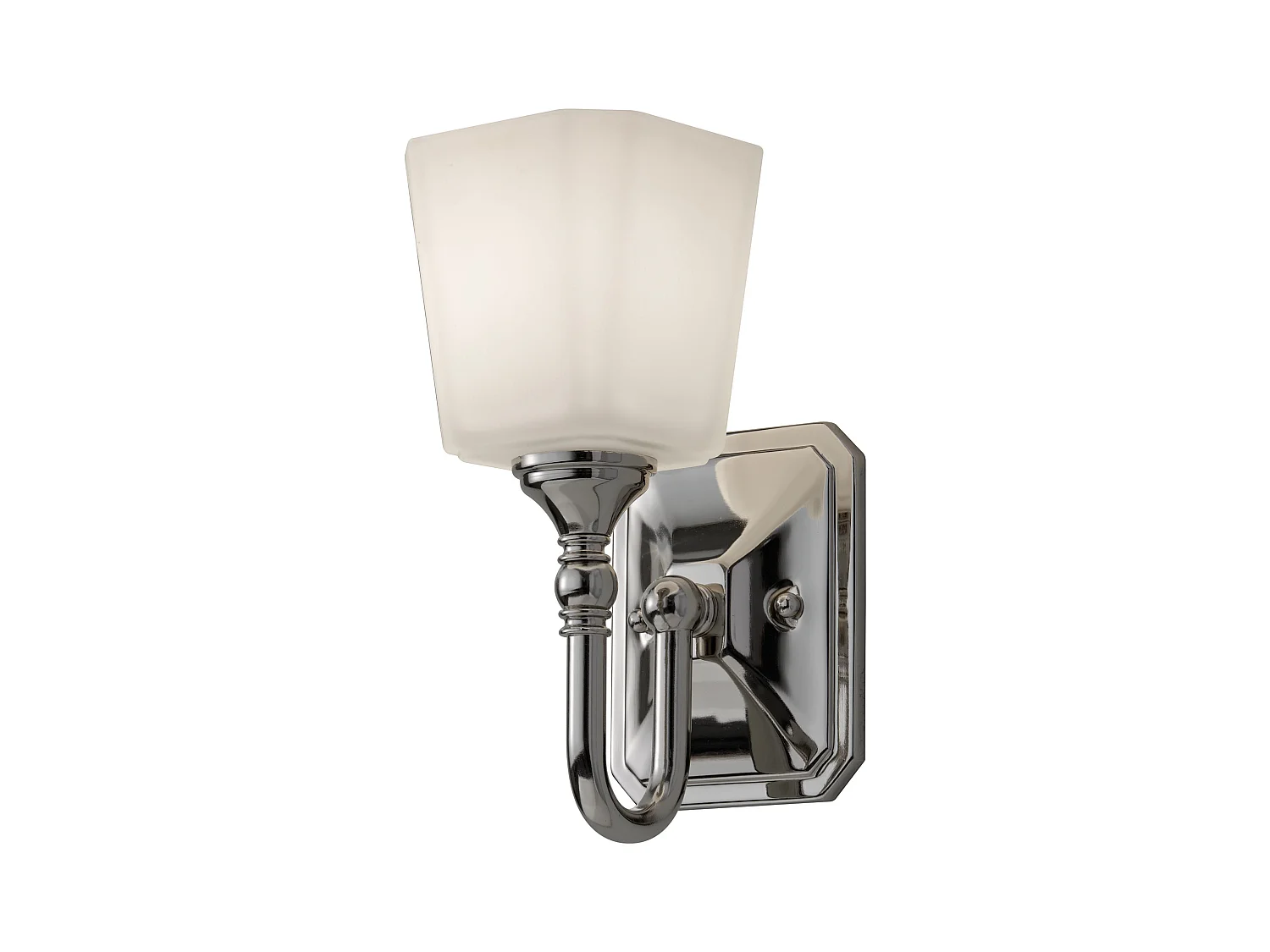 Elstead Concord - 1 applique da parete per bagno sopra specchio cromato lucido IP44, G9