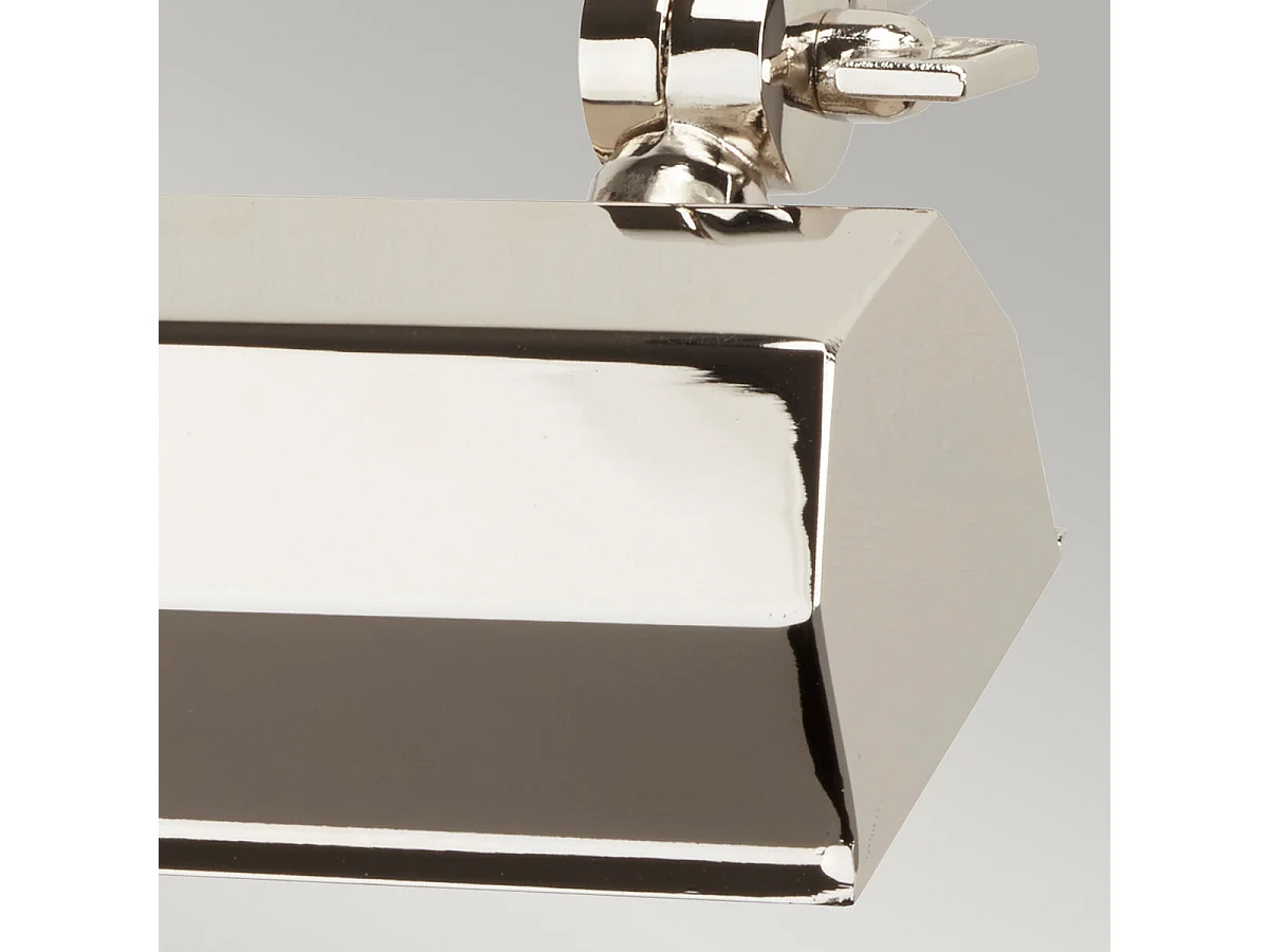 Elstead Chawton 1 Ljus liten bild Vägglampa polerad nickel, E14