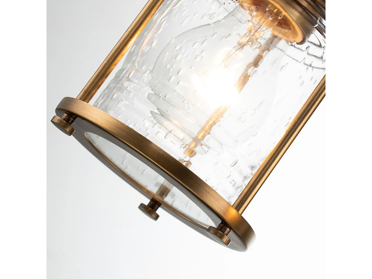 Elstead Kichler Ashland Lampada da parete in ottone naturale, IP44