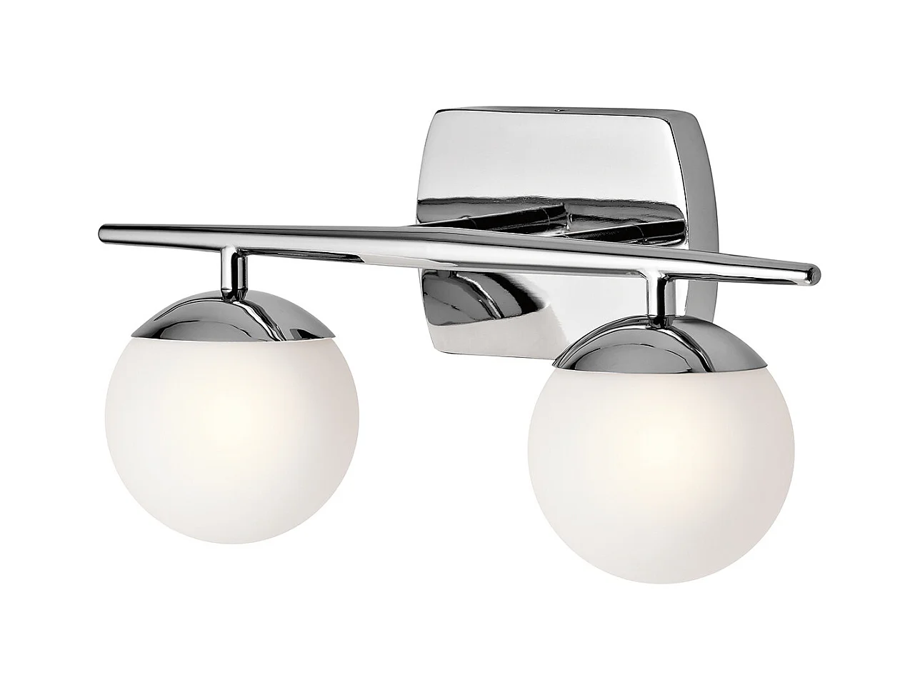 Elstead Jasper - Applique per bagno a 2 luci Cromo lucido IP44, G9