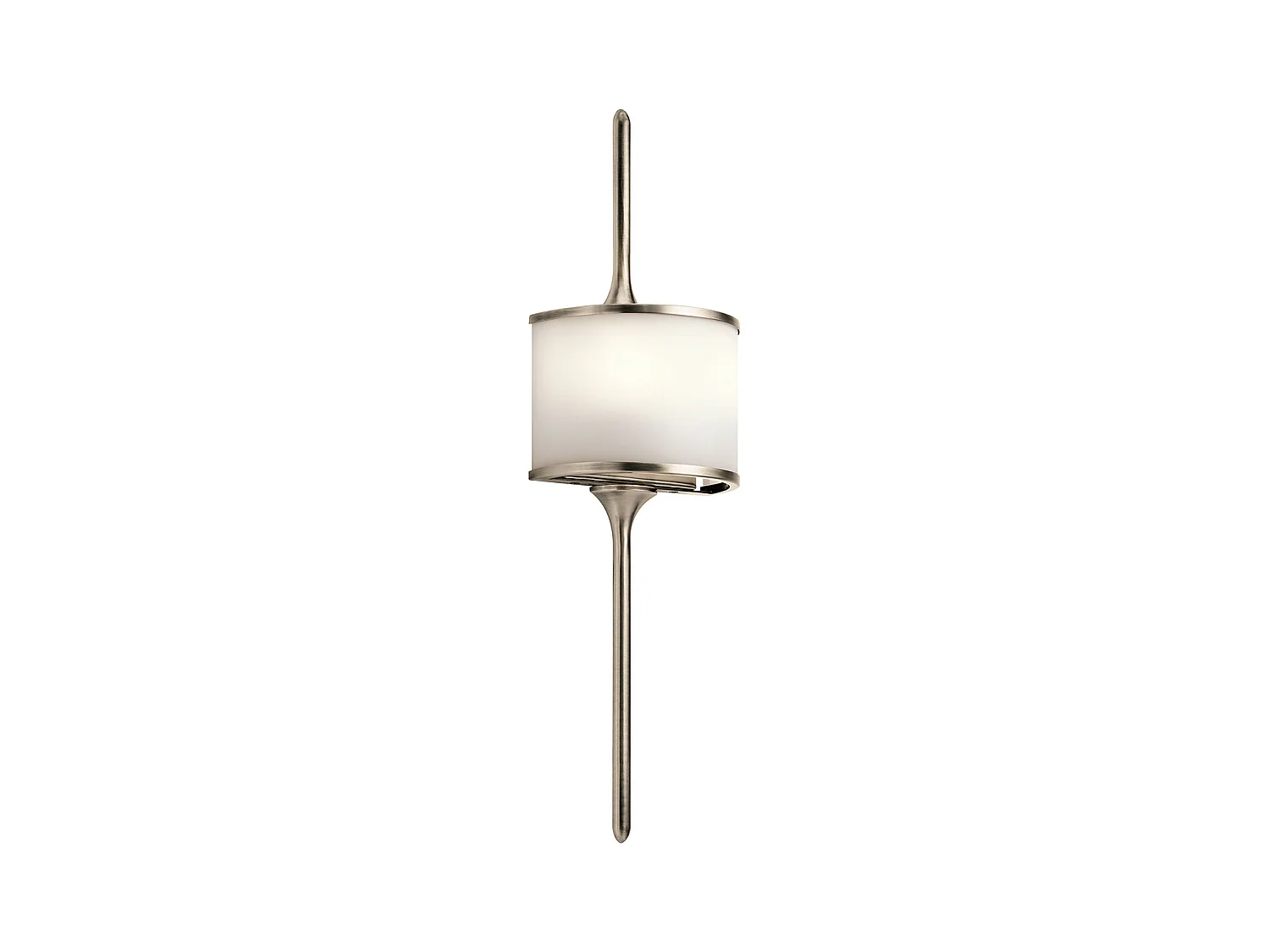 Elstead Mona Applique murale à 2 ampoules étain IP44, G9