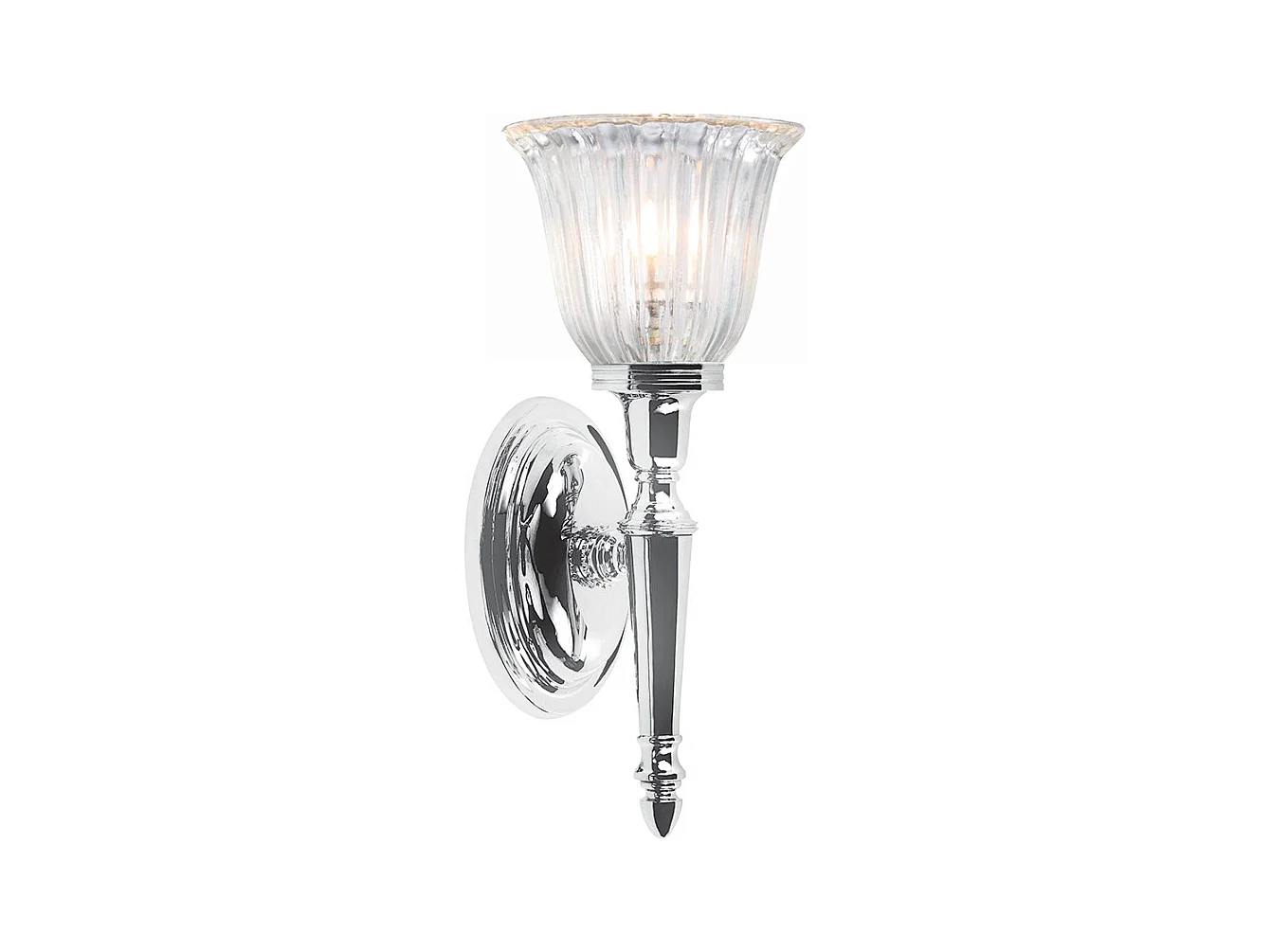 Elstead Dryden - Applique da parete per bagno 1 luce Cromo lucido IP44, G9