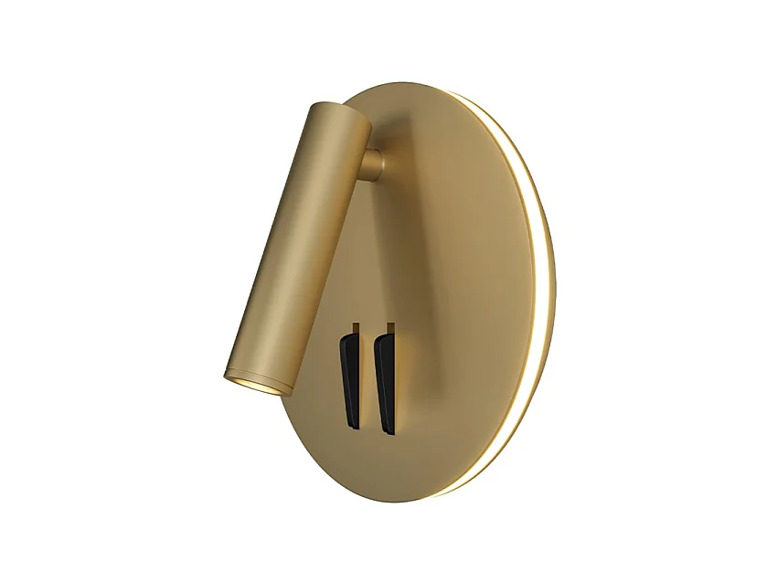 Maytoni Ios 176 Technical Ios 176 LED Integrado Lámpara de Pared Lectura Oro Mate