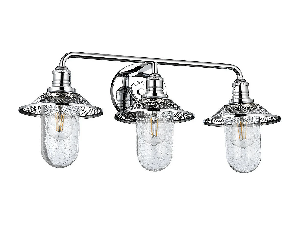 Rigby Hinkley 3 licht Wandleuchte Chrom poliert IP44