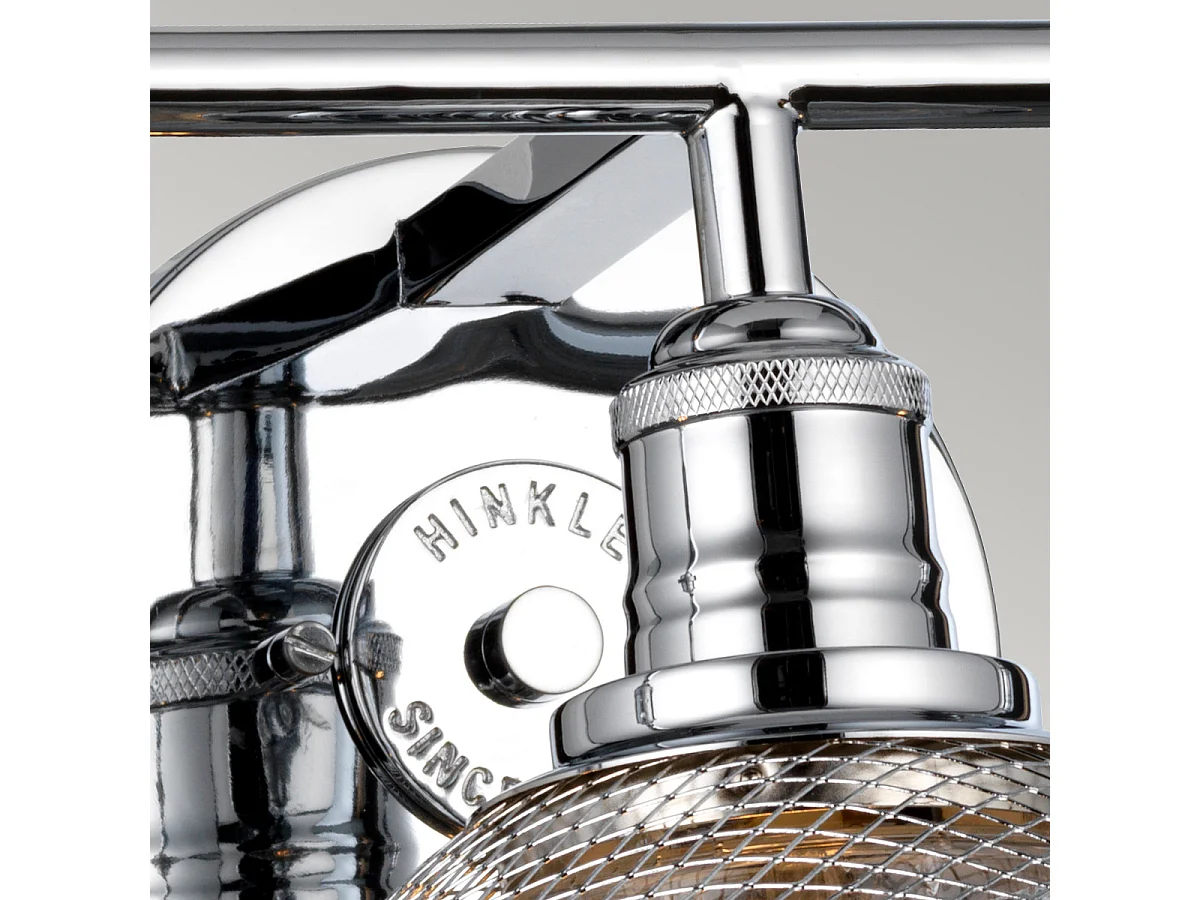 Rigby Lampada da parete Hinkley 3 luci cromata lucida IP44