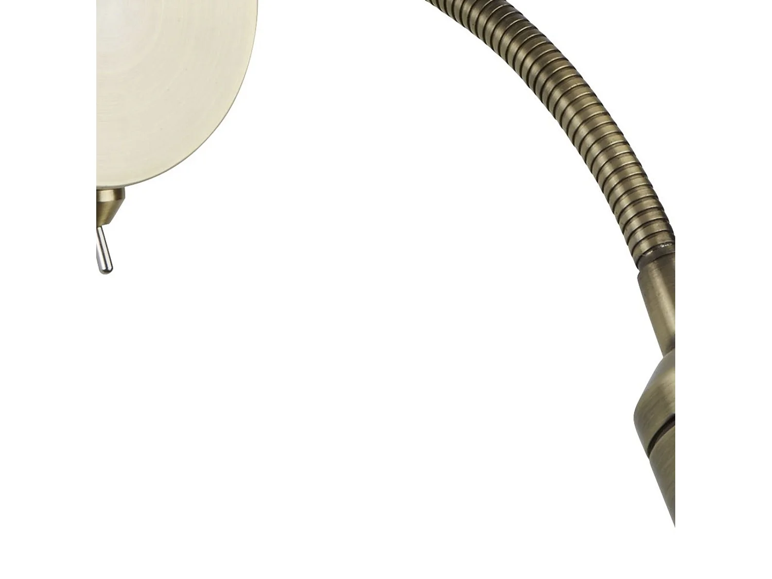 Searchlight - Lampada da lettura a parete orientabile da interno a 1 luce a LED in ottone antico