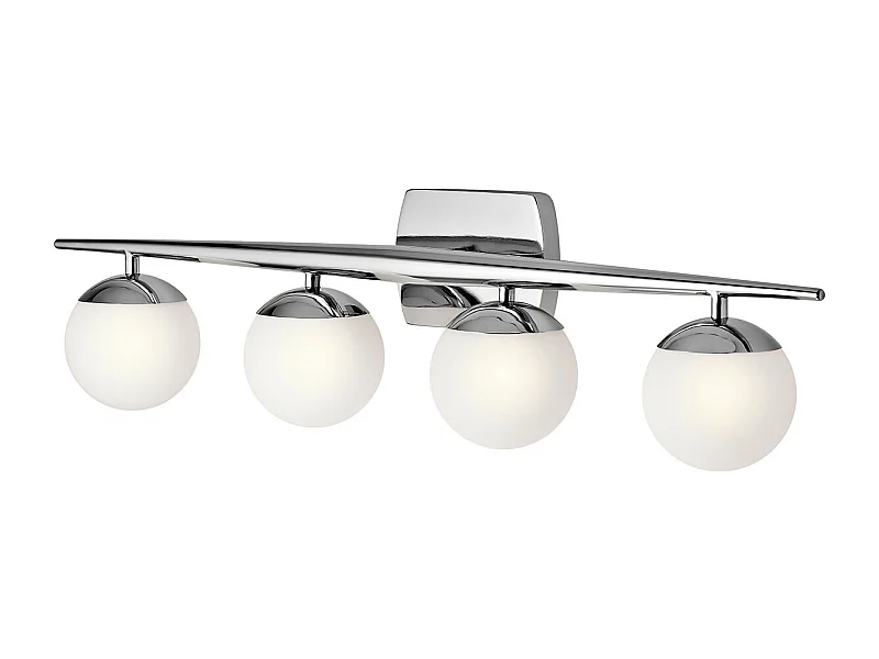 Elstead Jasper - 4 Licht Badezimmer Wandleuchte Chrom poliert IP44, G9