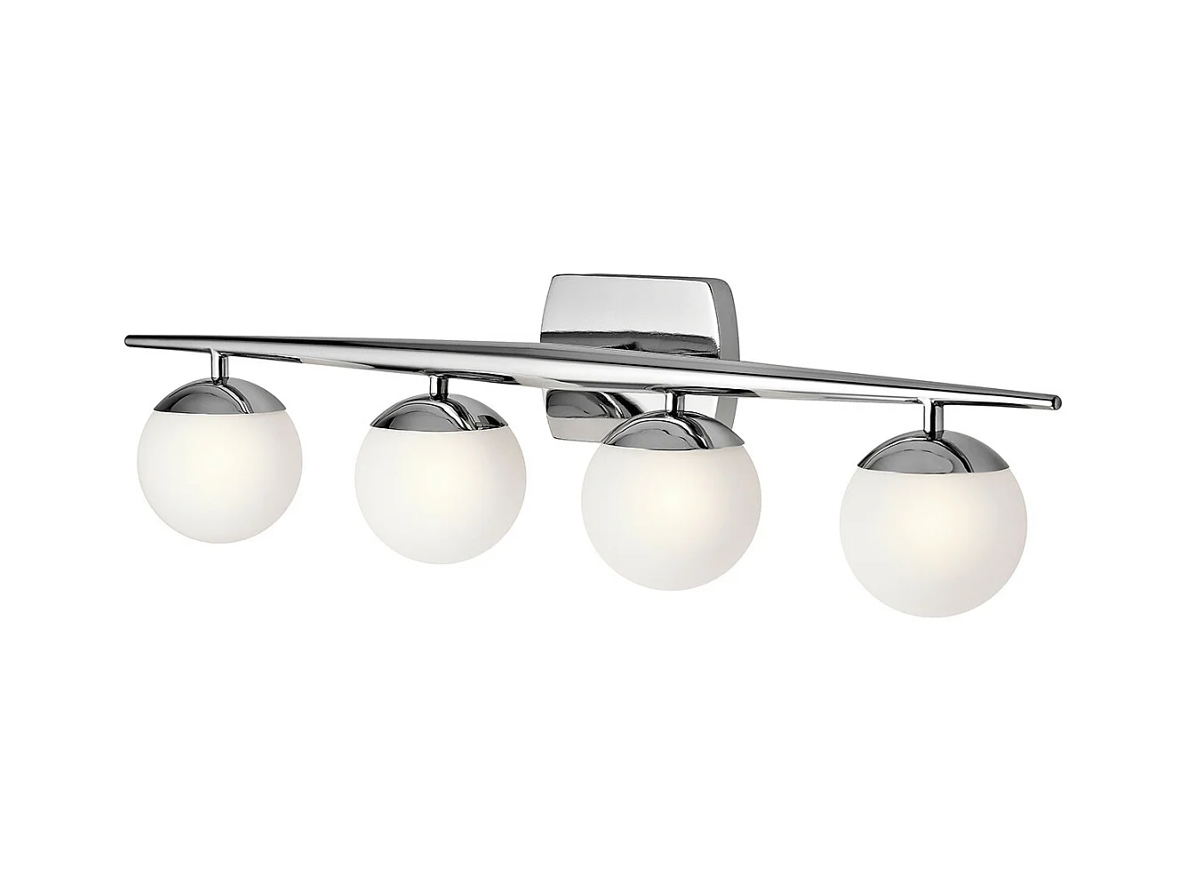 Elstead Jasper - Applique da parete per bagno a 4 luci Cromo lucido IP44, G9