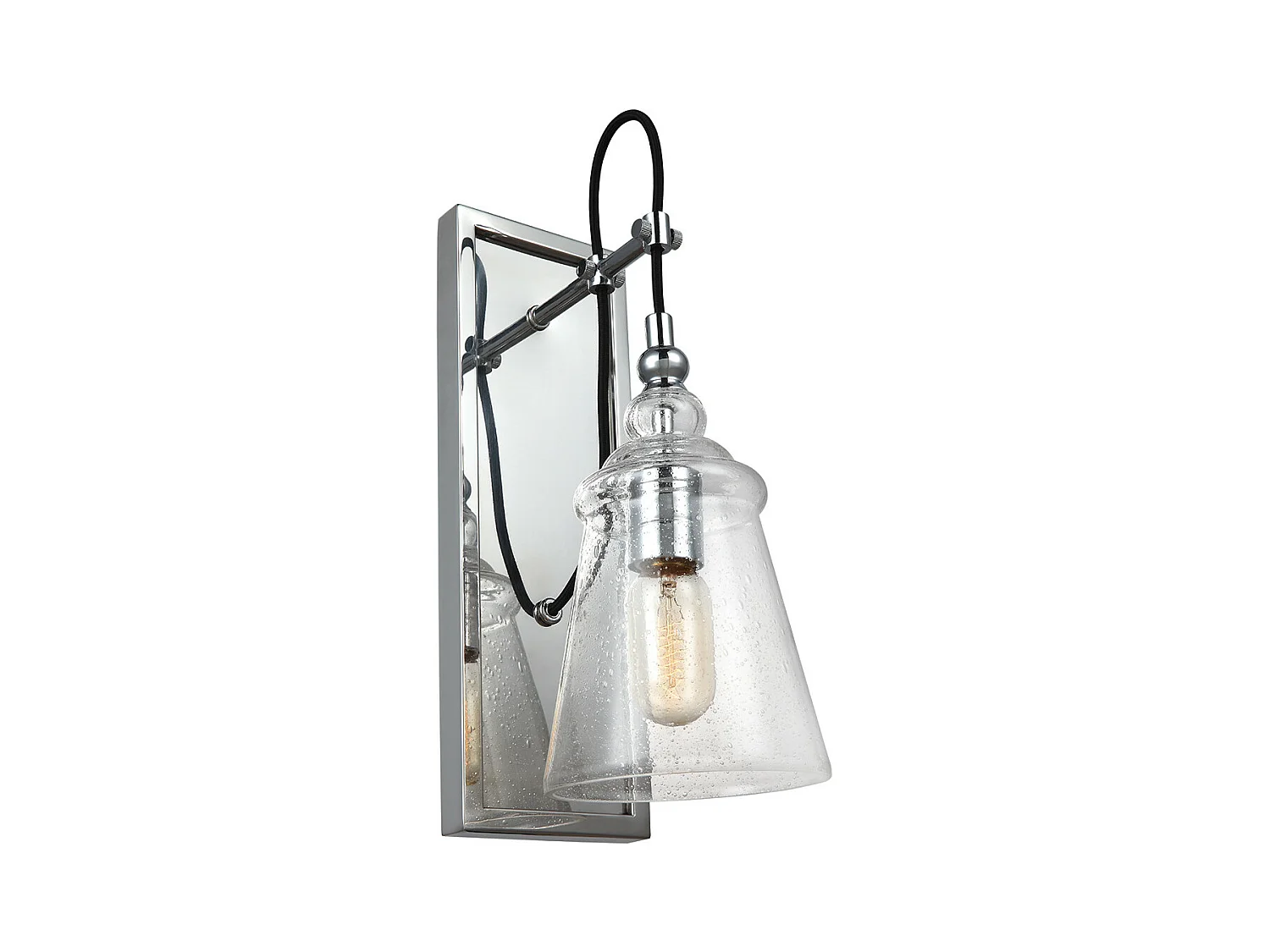 Loras Feiss 1 licht Wandleuchte Chrom