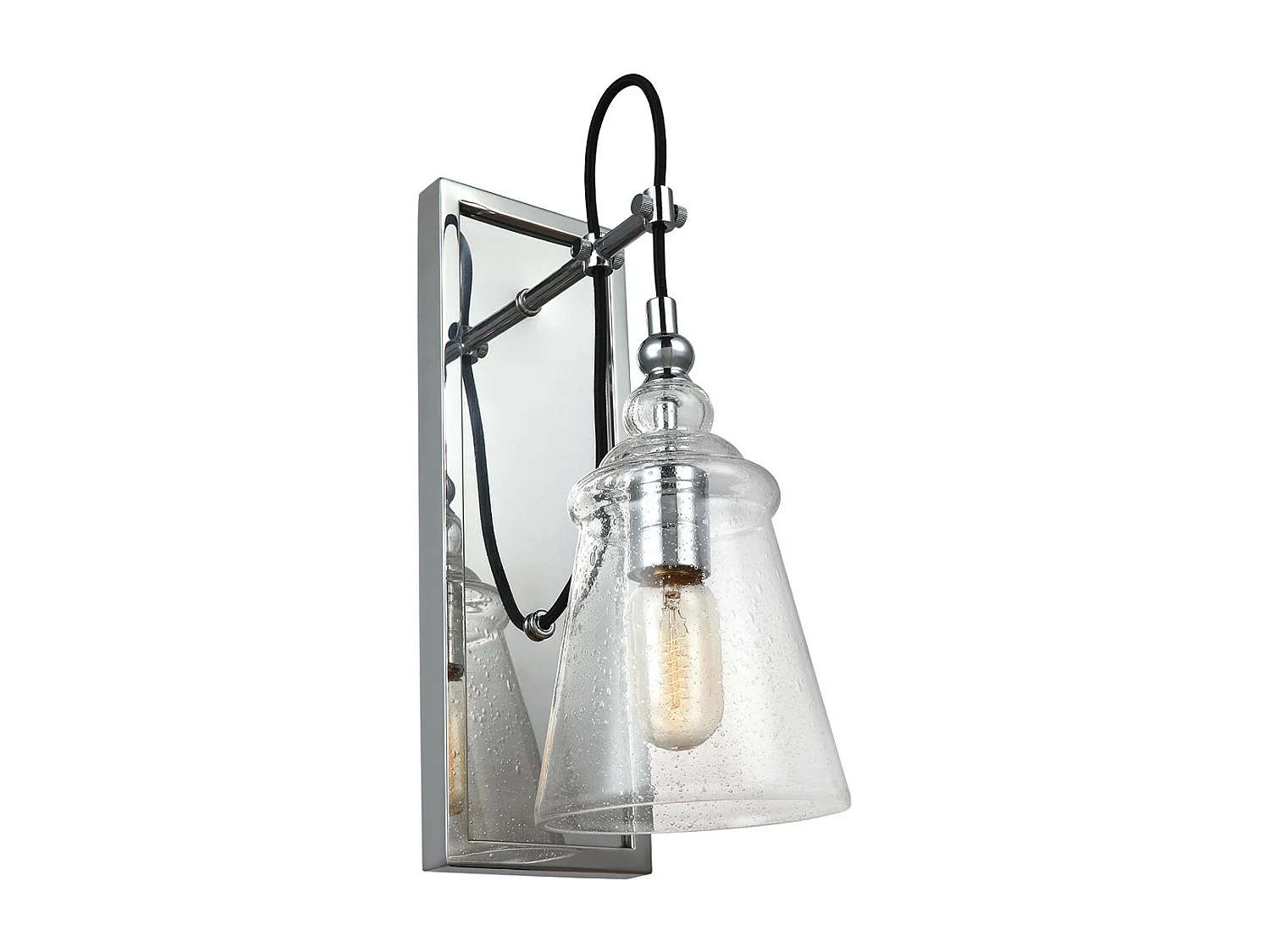 Loras Feiss 1 licht Wandleuchte Chrom