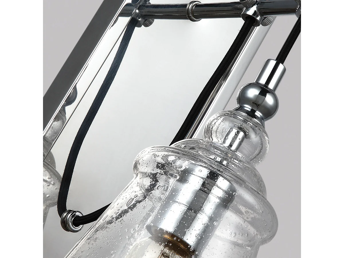 Loras Feiss 1 licht Wandleuchte Chrom