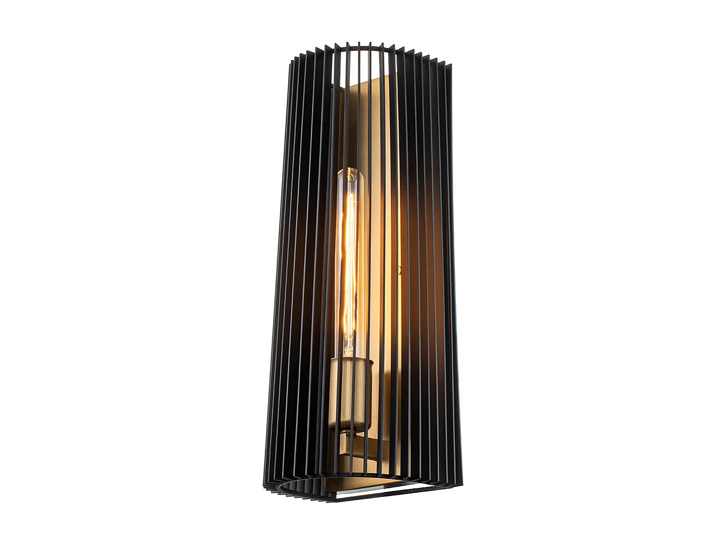 Elstead Kichler Linara Lampada da parete nera e ottone naturale