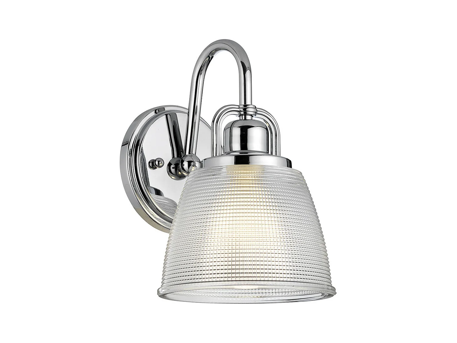 Elstead Dublin 1 licht Wandleuchte, Chrom poliert, Chrom poliert, IP44, G9